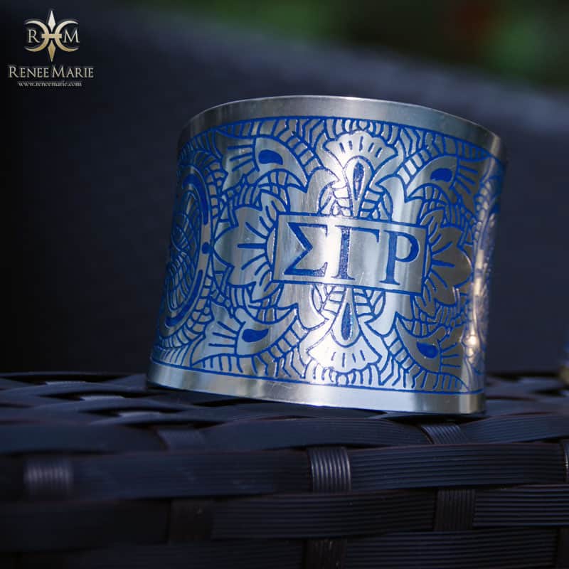 ΣΓΡ Ink Cuff Bracelet