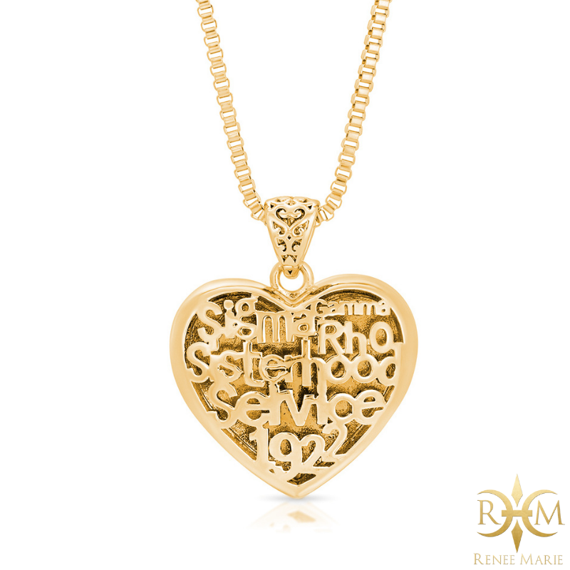ΣΓΡ In My Heart Necklace