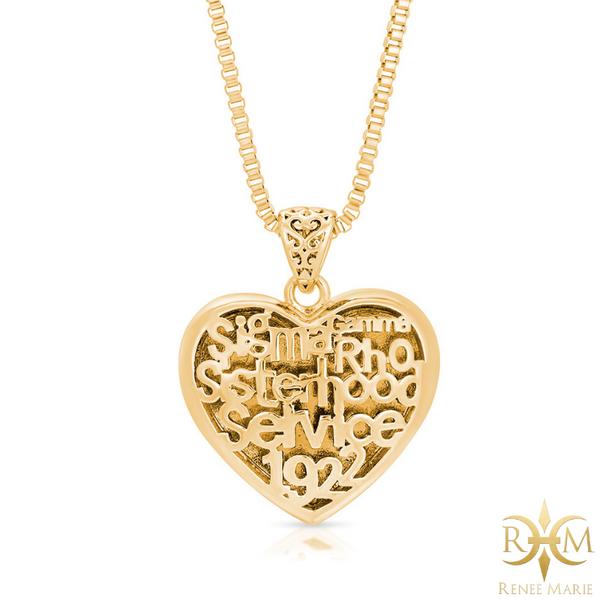 ΣΓΡ In My Heart Necklace