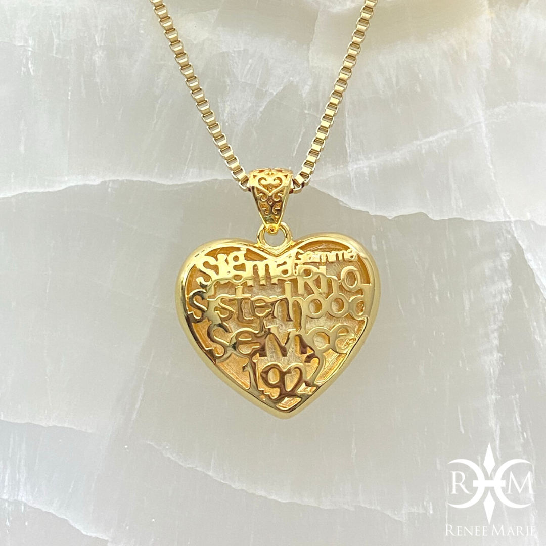 ΣΓΡ In My Heart Necklace
