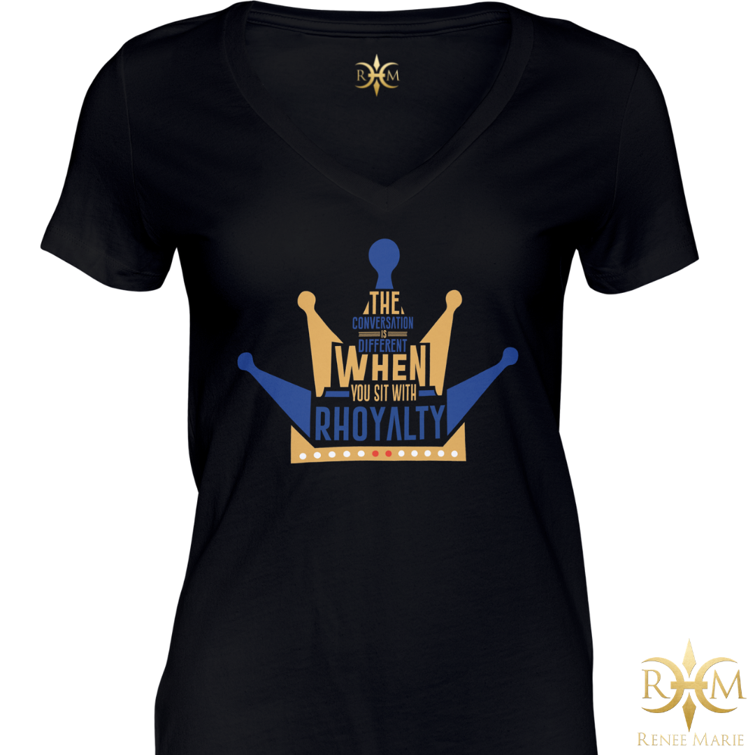 ΣΓΡ Sit With RHOyalty T-Shirt (V-NECK)