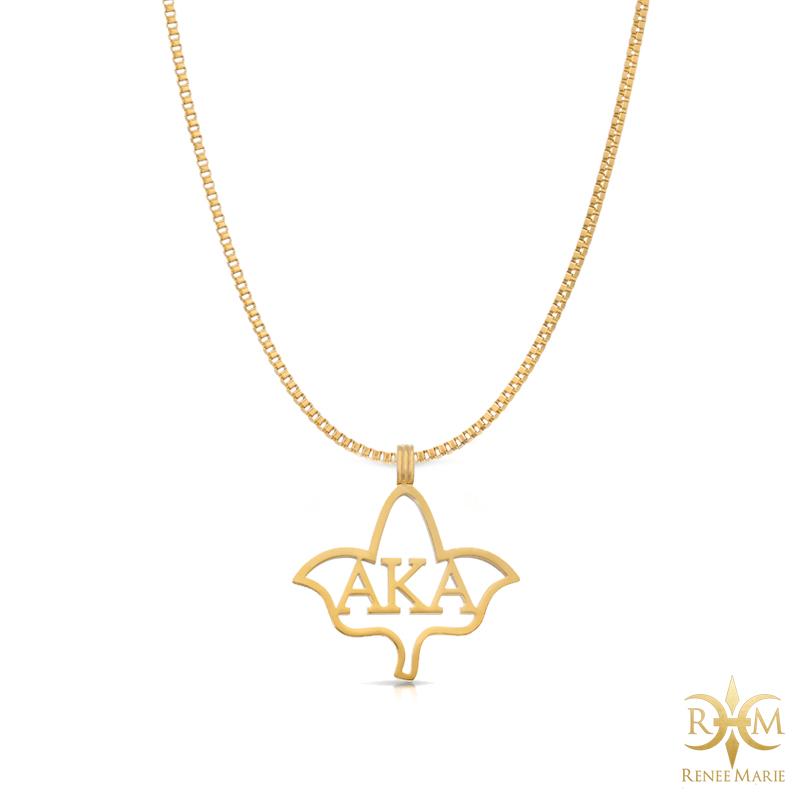 AKA Hollow Ivy Symbols Pendant with Chain