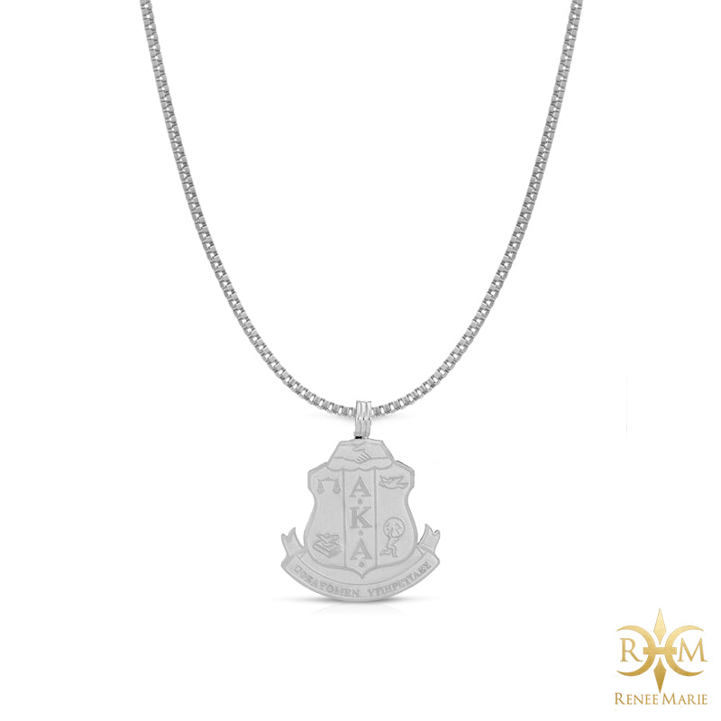 AKA Shield Pendant with Chain