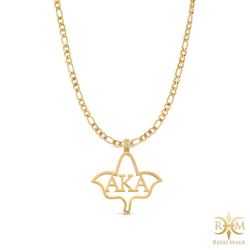 AKA Hollow Ivy Symbols Pendant with Chain