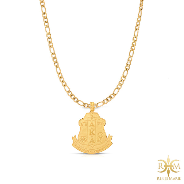 AKA Shield Pendant with Chain