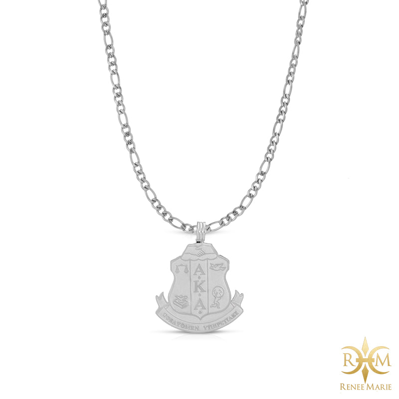 AKA Shield Pendant with Chain