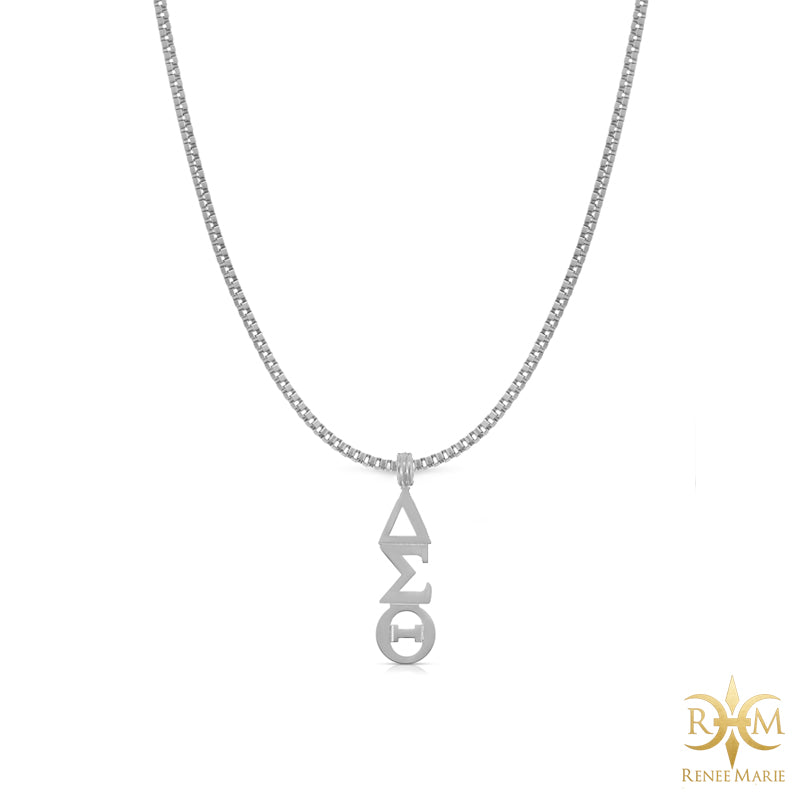 DST Vertical Symbols Pendant with Chain