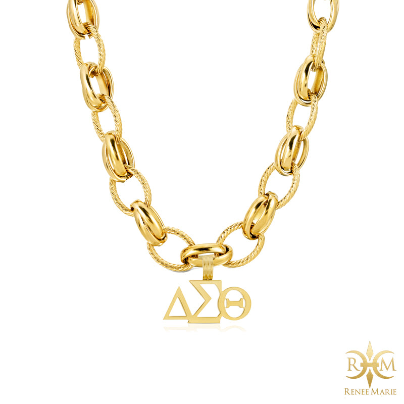 DST "Classic Gold" Stainless Steel Necklace