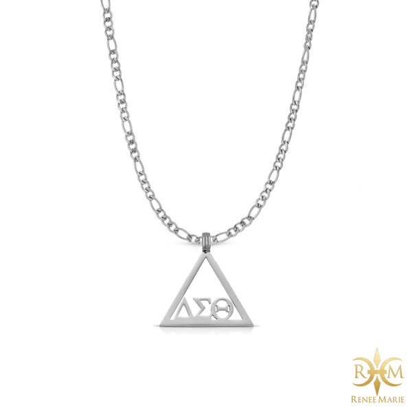 DST Hollow Triangle Pendant with Chain