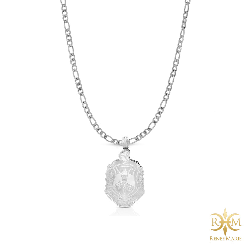 DST Shield Pendant with Chain