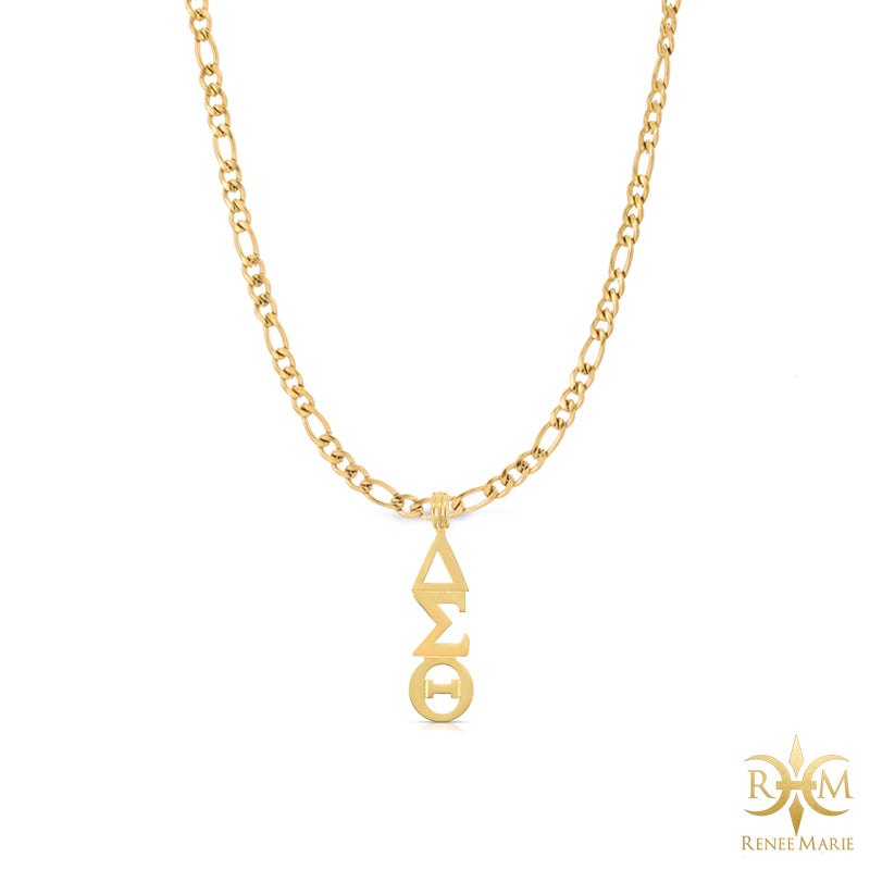 DST Vertical Symbols Pendant with Chain