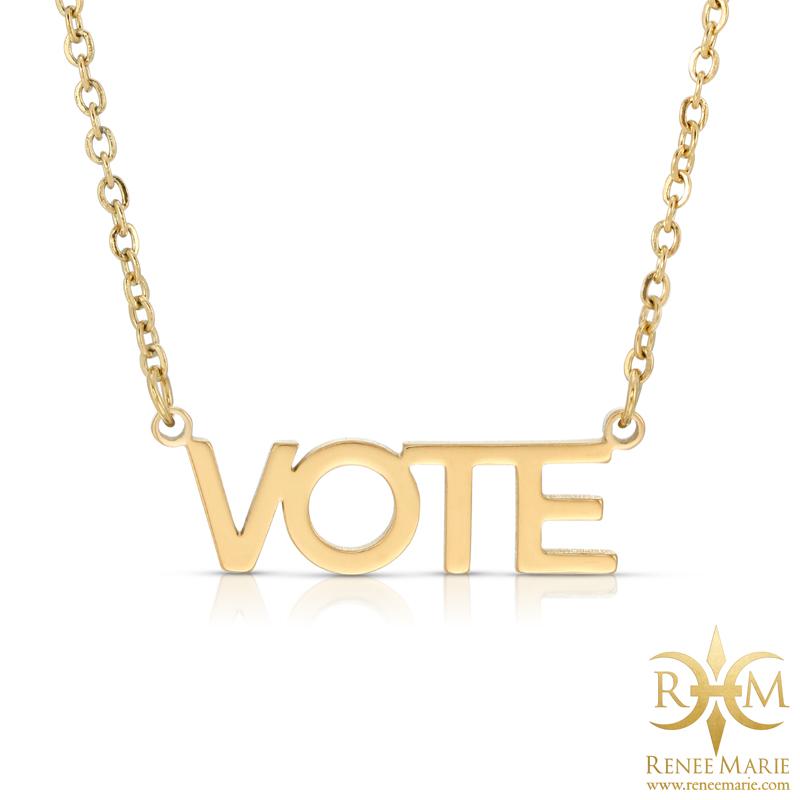 VOTE Stainless Steel Necklace