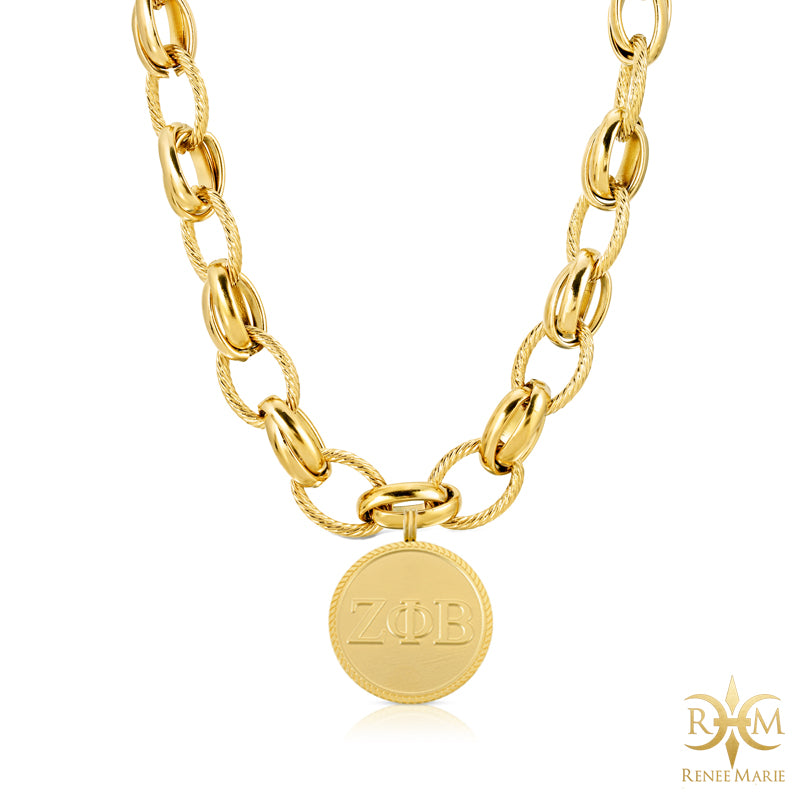 ZΦB "Classic Gold" Stainless Steel Necklace