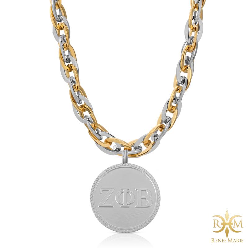 ZΦB "Techno Fusion" Stainless Steel Necklace