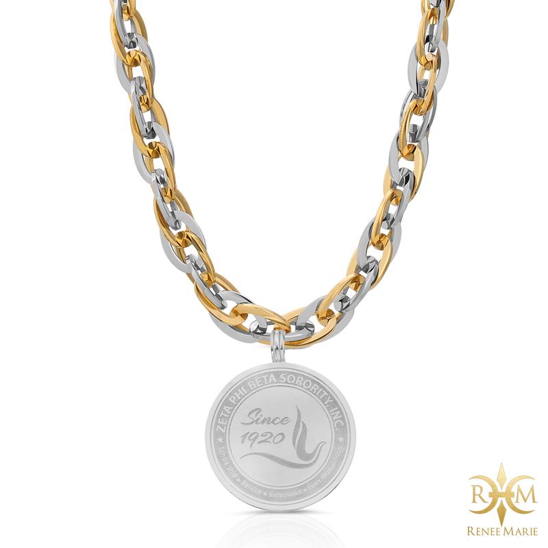ZΦB "Techno Fusion" Stainless Steel Necklace