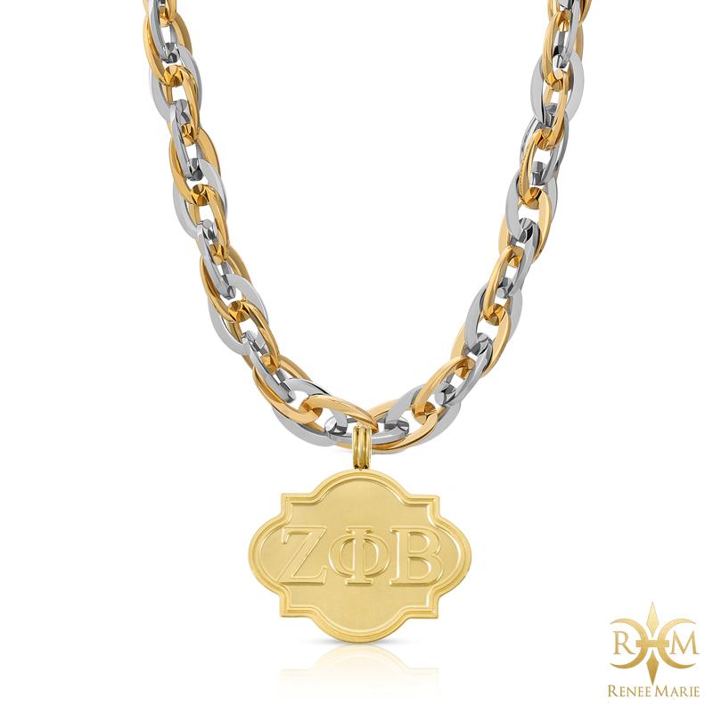 ZΦB "Techno Fusion" Stainless Steel Necklace