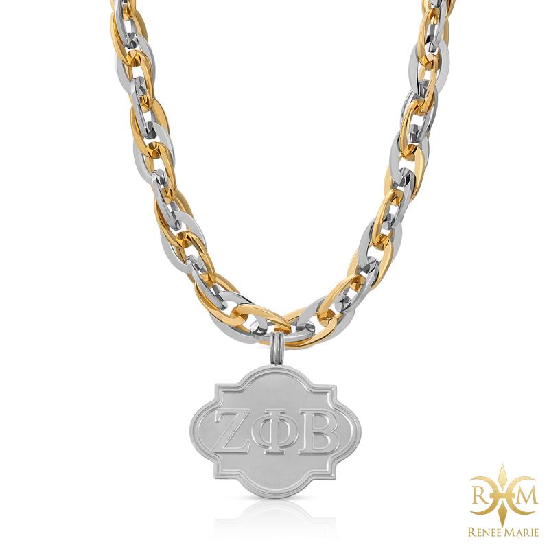 ZΦB "Techno Fusion" Stainless Steel Necklace