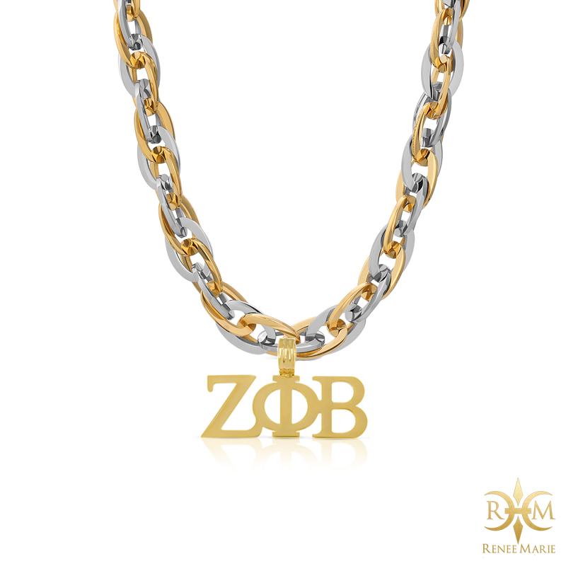 ZΦB "Techno Fusion" Stainless Steel Necklace