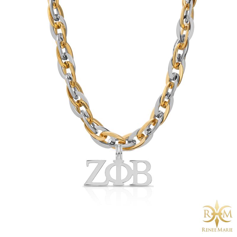 ZΦB "Techno Fusion" Stainless Steel Necklace