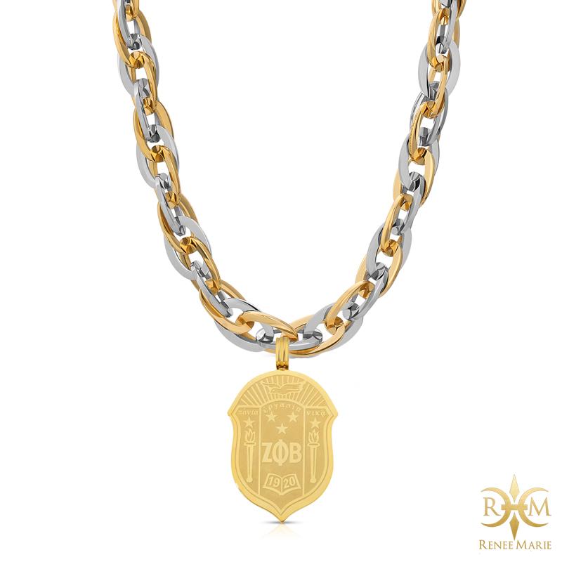 ZΦB "Techno Fusion" Stainless Steel Necklace