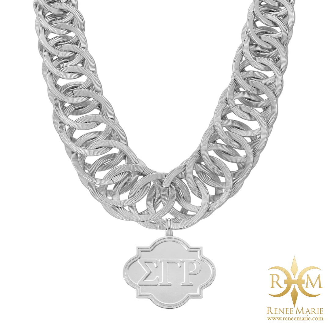 ΣΓΡ "Pop" Stainless Steel Necklace