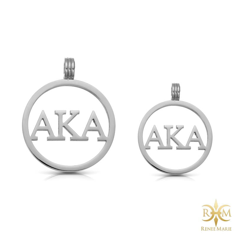 AKA Hollow Circle Pendant with Chain