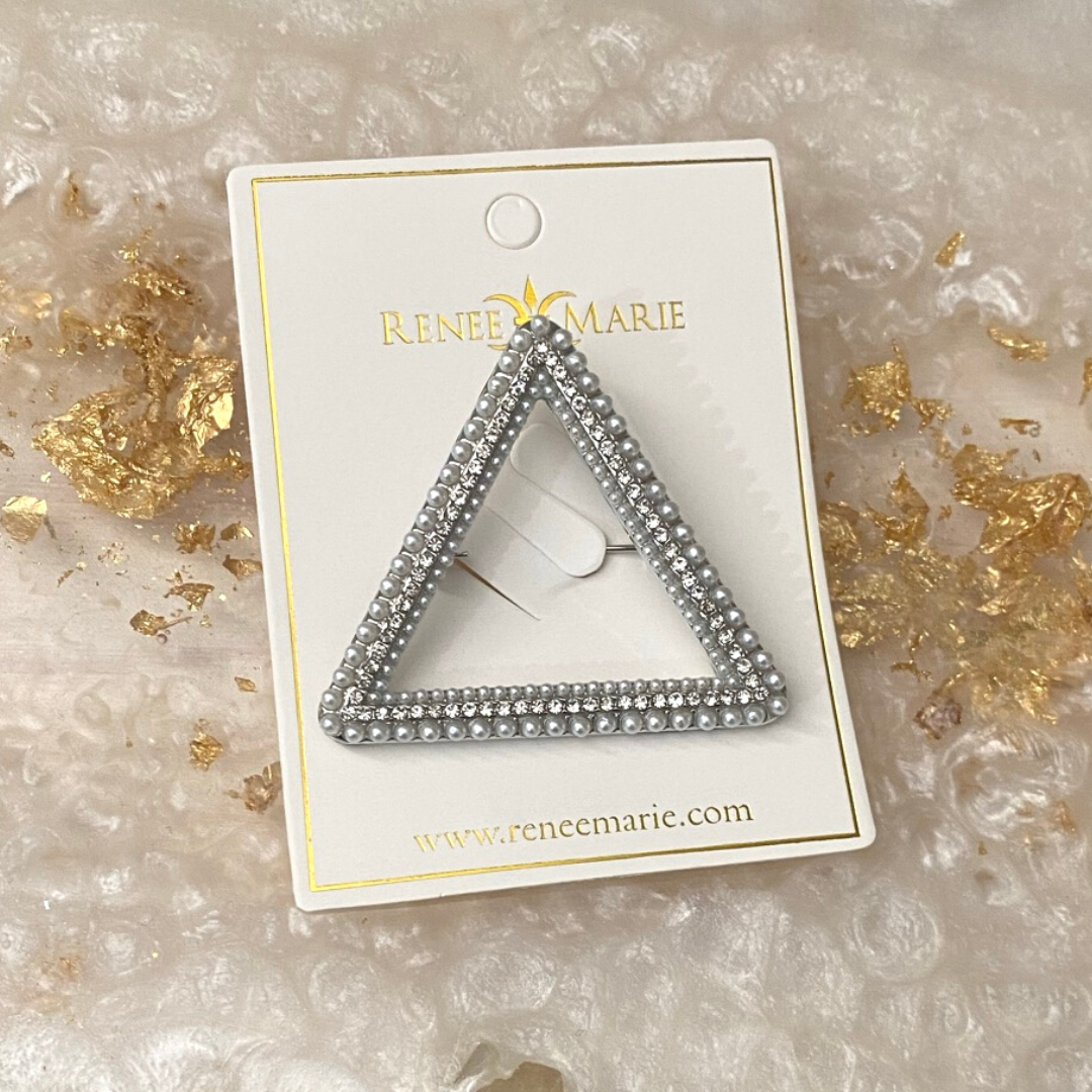 DST Hollow Triangle CoCo Brooch