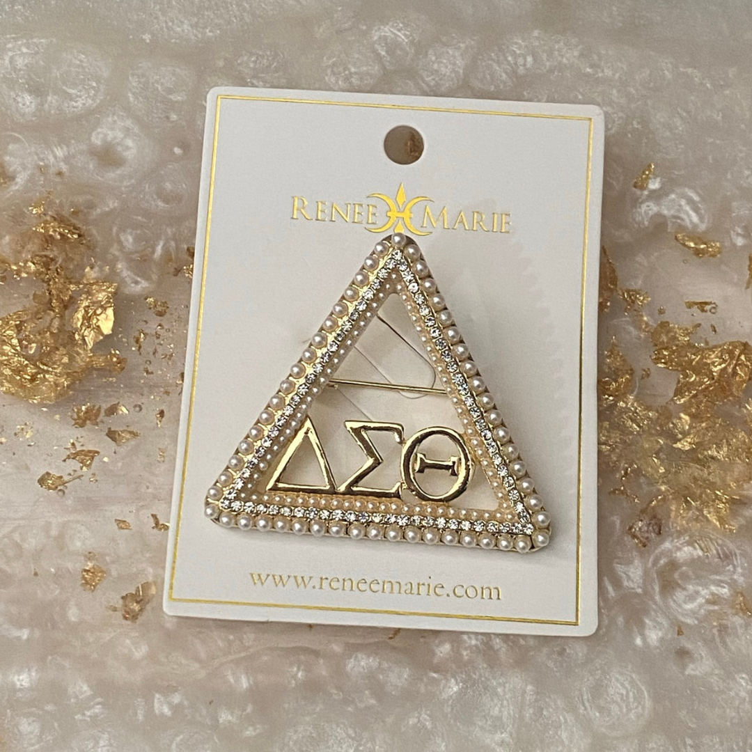 DST Symbols Triangle CoCo Brooch