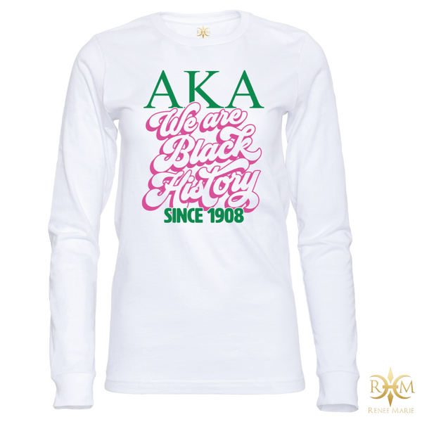 AKA We Are Black History Long Sleeve T-Shirt (LS UNISEX)