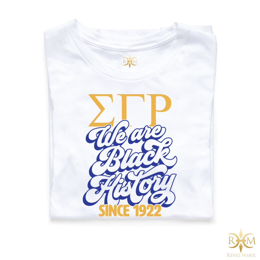 ΣΓΡ We Are Black History T-Shirt (Unisex)