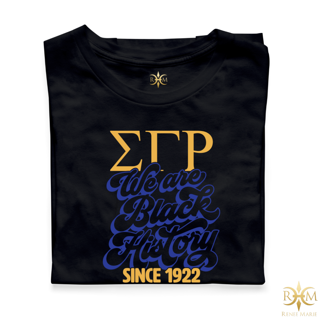 ΣΓΡ We Are Black History T-Shirt (Unisex)