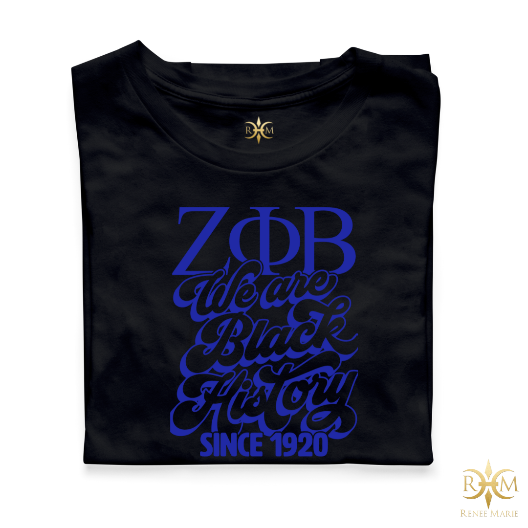 ZΦB We Are Black History T-Shirt (Unisex)