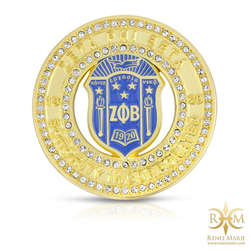 ZΦB Shield Medallion Lapel Pin