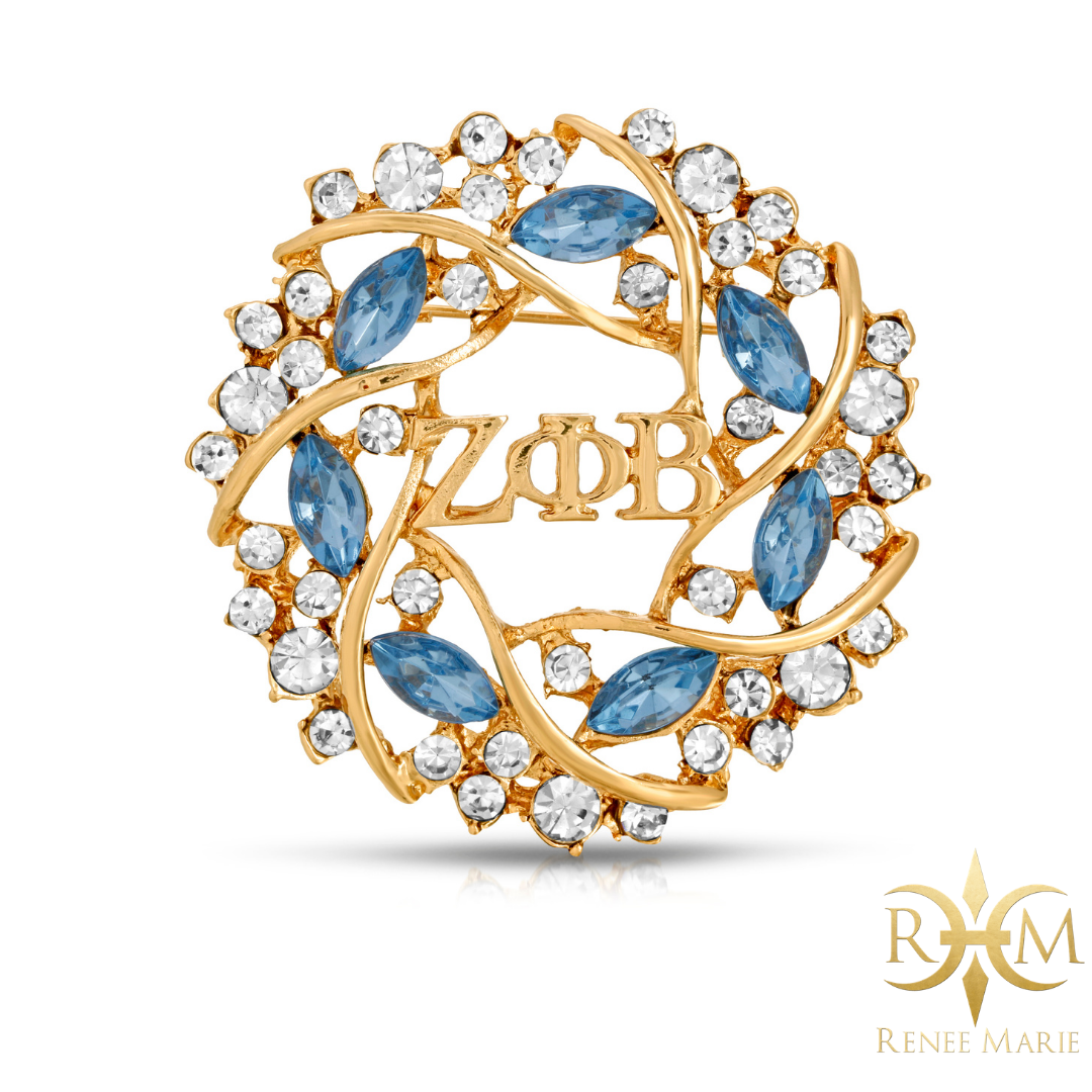 ZΦB Marquis Brooch