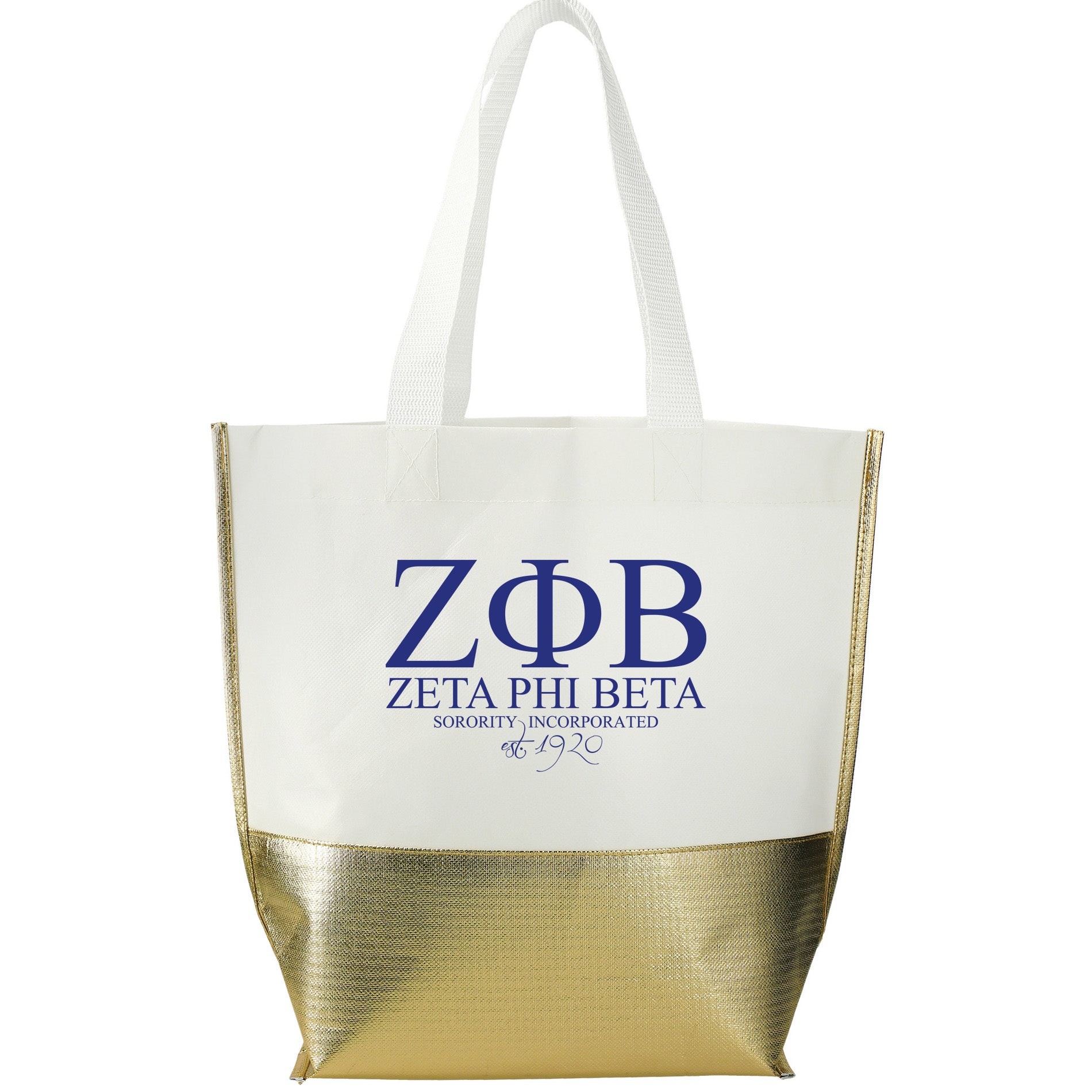 ZΦB Large Metallic Tote