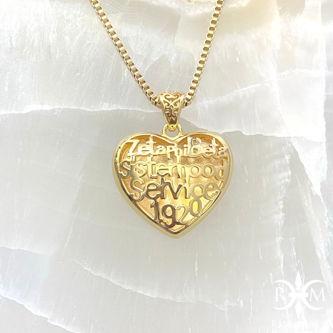 ZΦB In My Heart Necklace