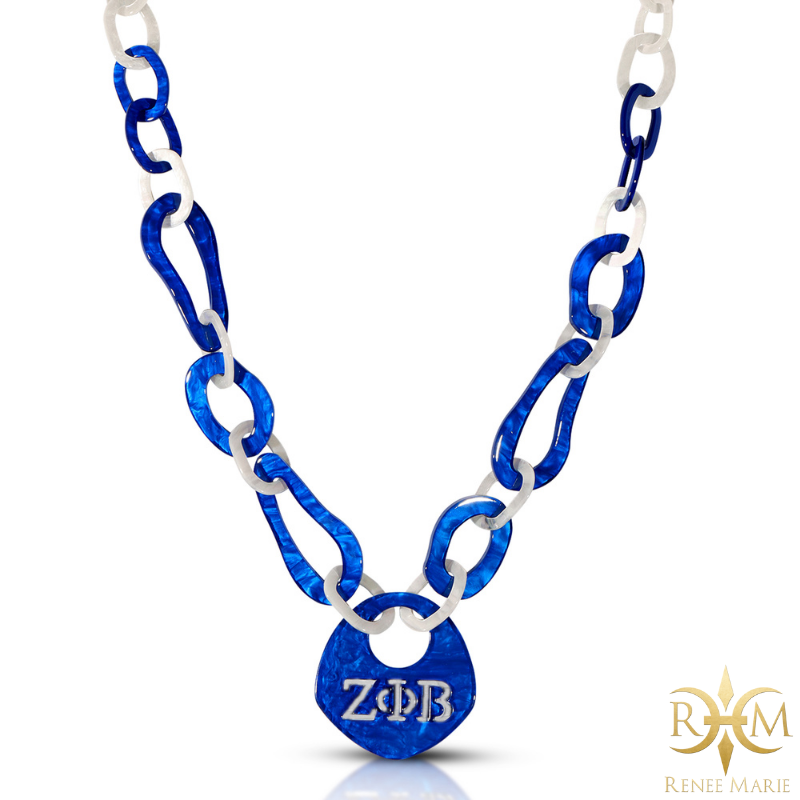 ZΦB Zuri Acrylic Necklace & Earrings Set